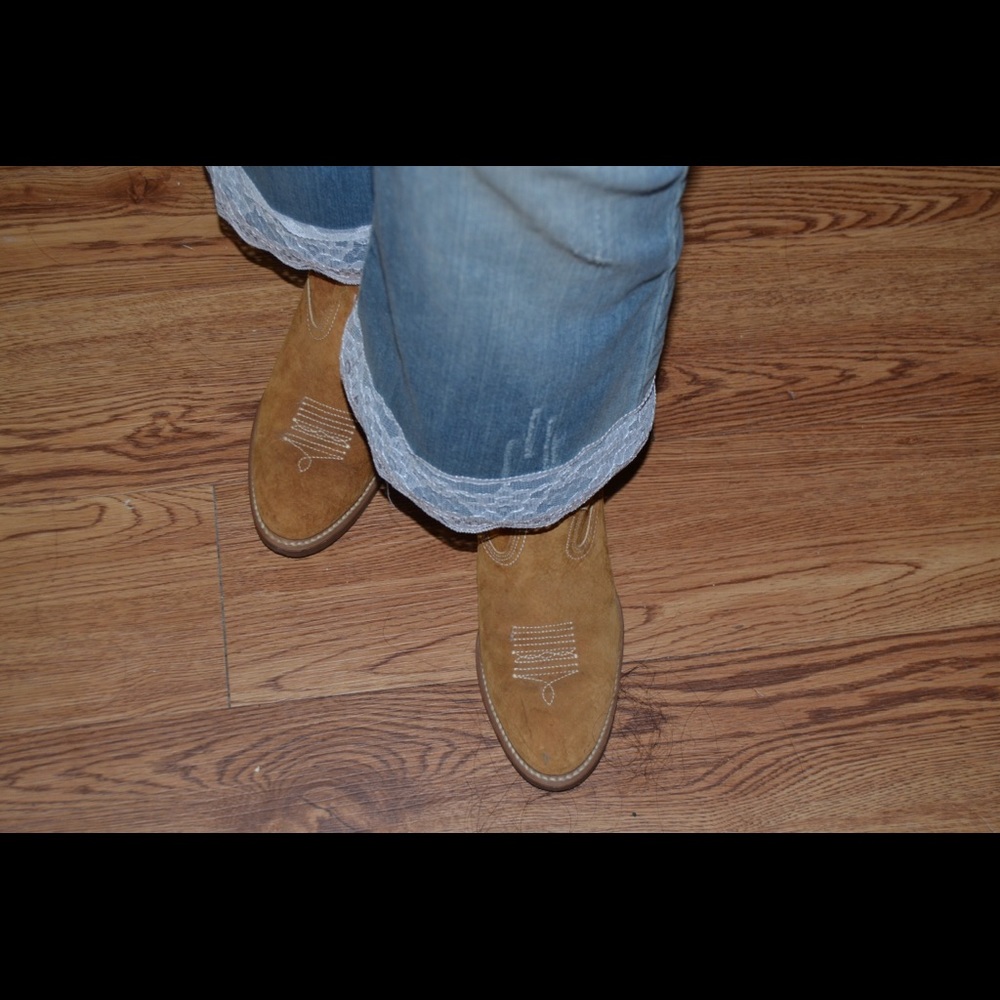 Leather Western Boots
